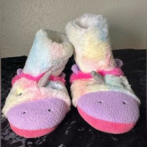 Unicorn house slippers